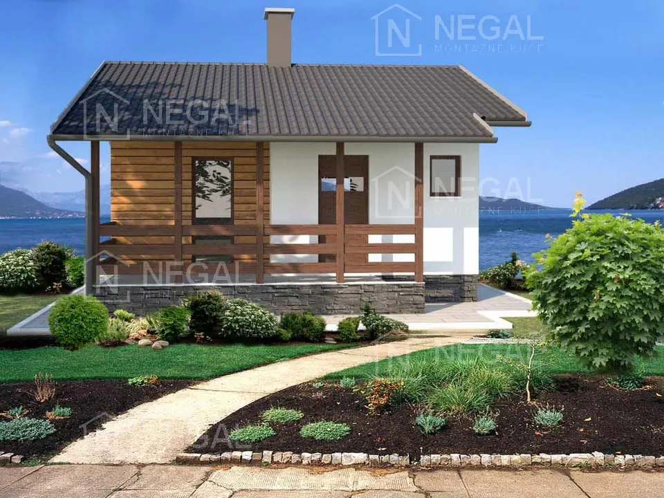 Montažna hiša Klasik Tip 36, 41 m², Negal