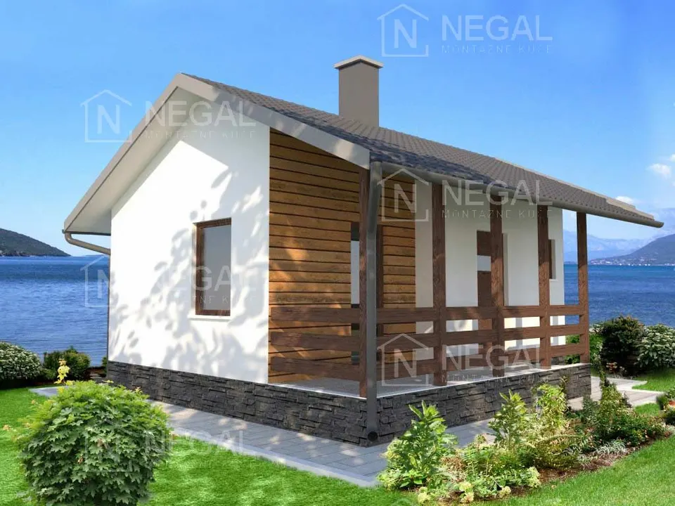 Montažna hiša Klasik Tip 36, 41 m², Negal
