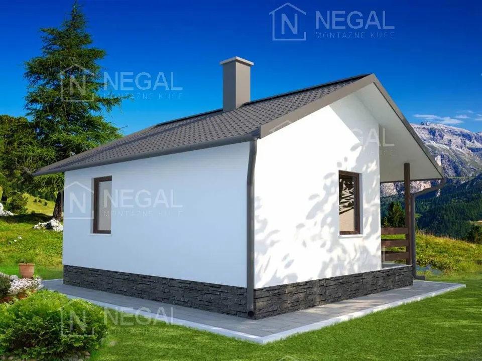 Montažna hiša Klasik Tip 36, 41 m², Negal