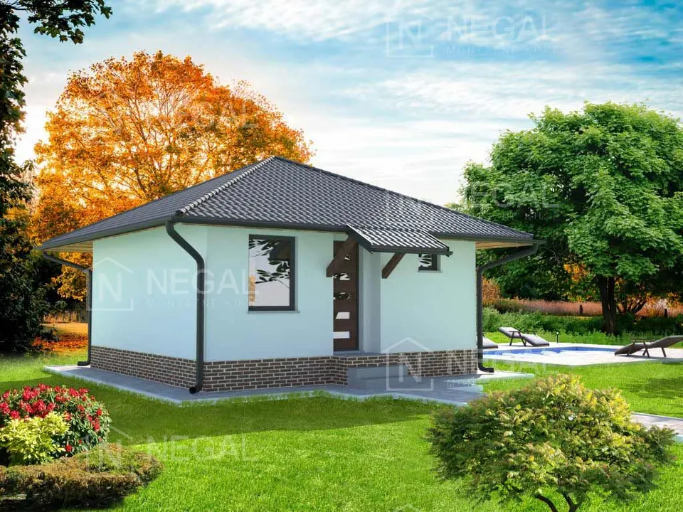Montažna hiša Klasik Tip 40, 45 m², Negal