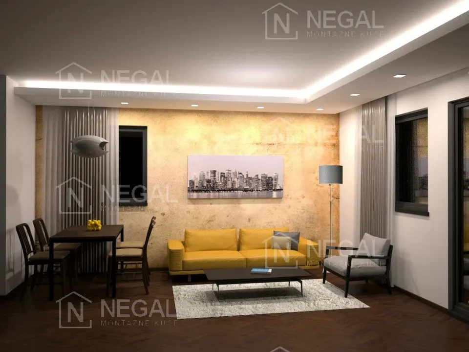Montažna kuća Klasik Tip 52, 57 m², Negal
