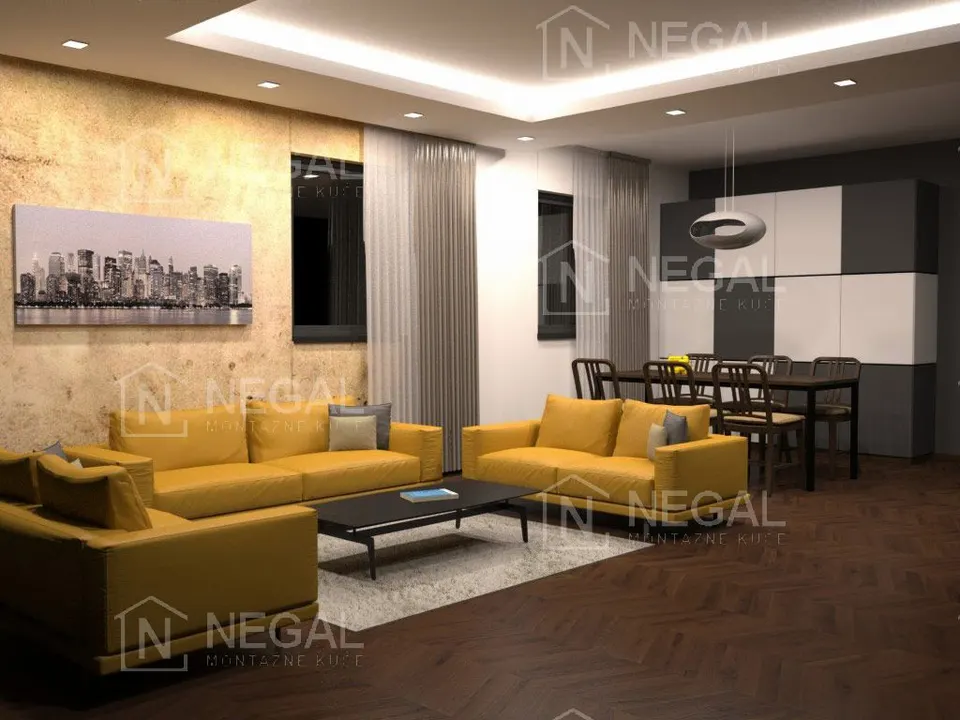 Montažna kuća Klasik Tip 86, 98 m², Negal