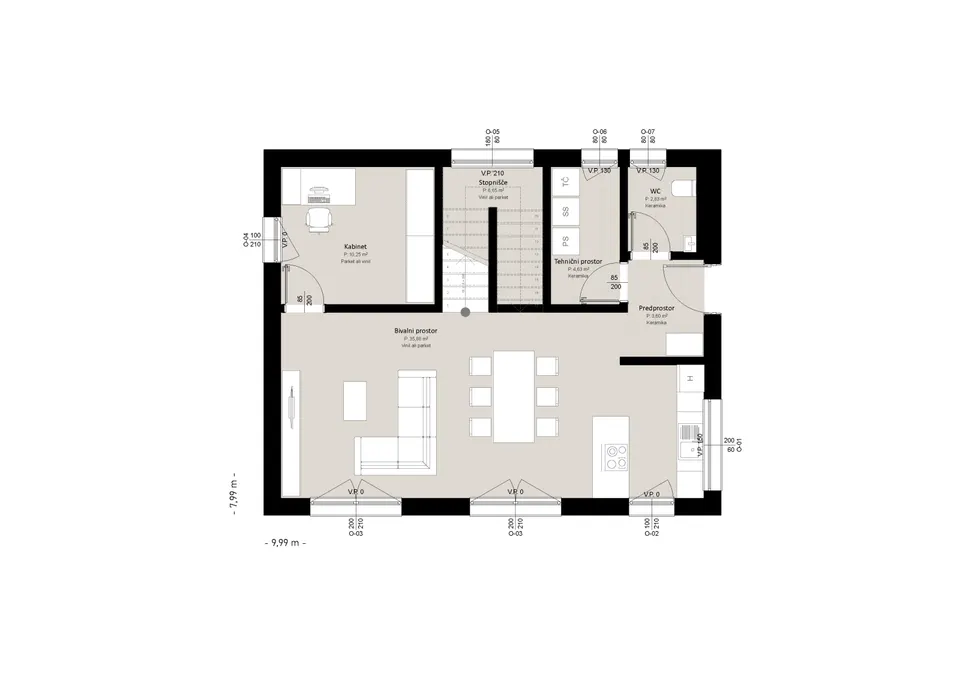 Montažna kuća BOX 121, 121 m², NOAH
