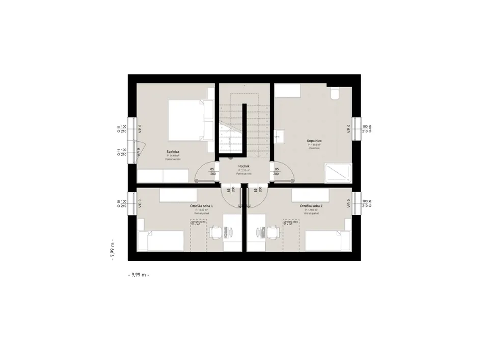 Montažna kuća BOX 121, 121 m², NOAH
