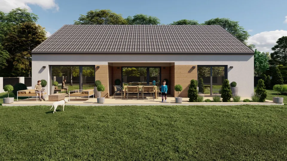 Montažna kuća NANO V 125, 125 m², NOAH