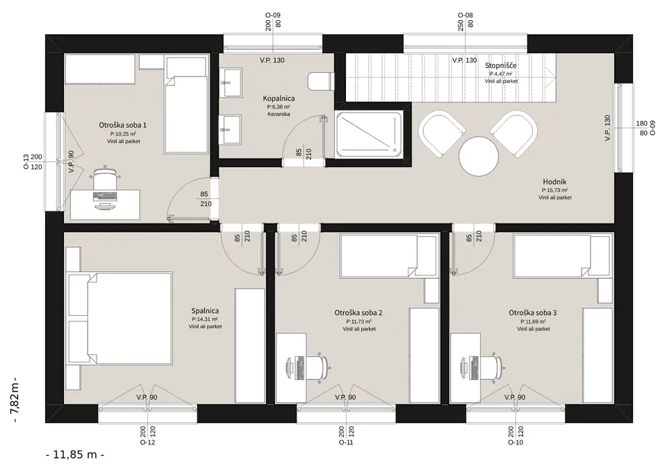 Osnova: NOAH NEO 146, 146 m²