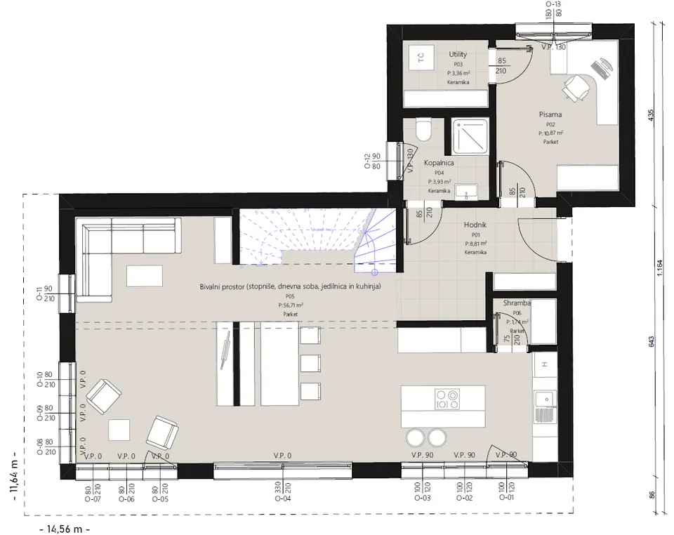 Osnova: NOAH NOAH 159, 159 m²