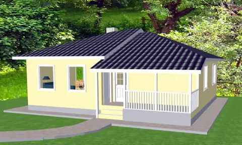 Montažna kuća NV-77, 77 m², NV Trade