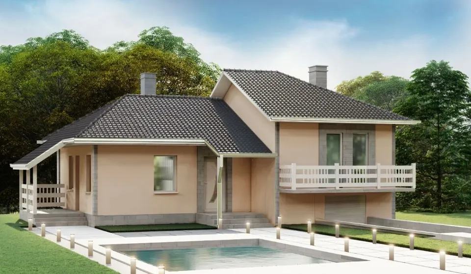 Montažna kuća NV-90, 90 m², NV Trade