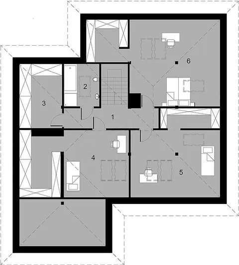 Montažna kuća Q 100, 100 m², Partas