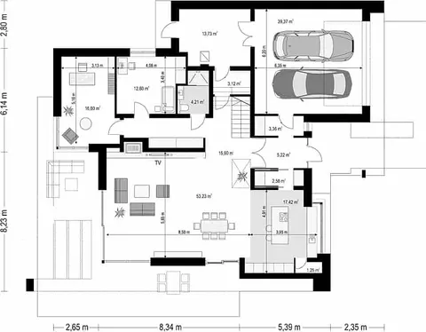 Montažna kuća Q 200, 100 m², Partas