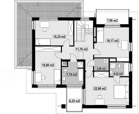 Montažna kuća Q 260, 100 m², Partas