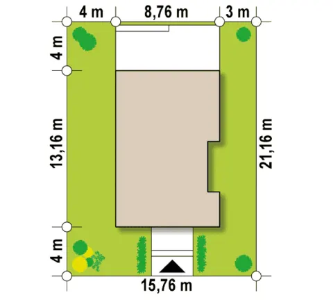 Montažna kuća Q 415, 100 m², Partas