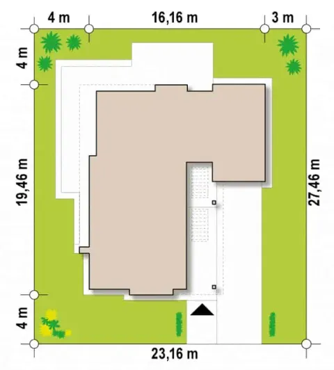 Montažna kuća Q 435, 100 m², Partas