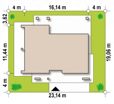Montažna kuća Q 500, 100 m², Partas