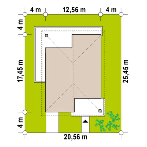 Montažna kuća Q 510, 100 m², Partas