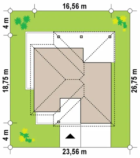 Montažna kuća Q 515, 100 m², Partas