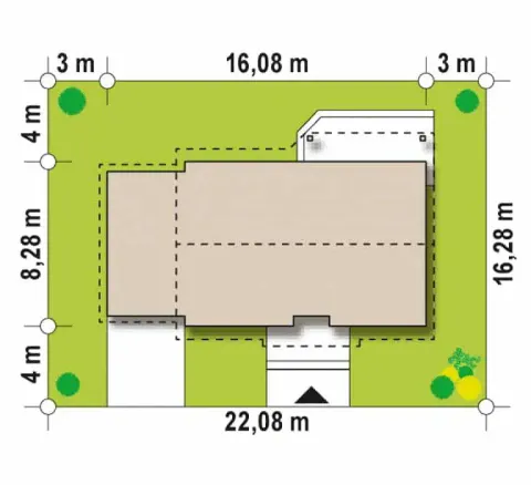 Montažna kuća Q 520, 100 m², Partas