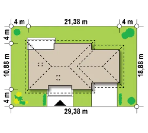 Montažna kuća Q 525, 100 m², Partas