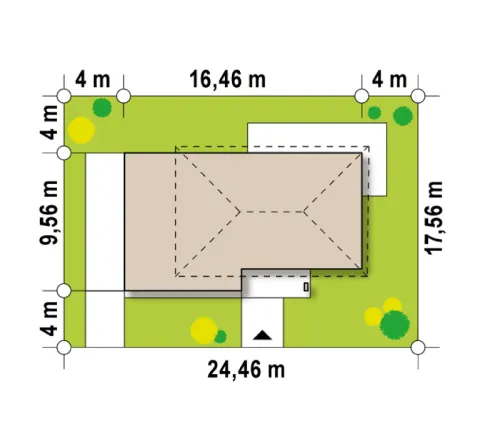 Montažna kuća Q 535, 100 m², Partas