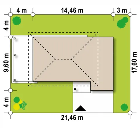Montažna kuća Q 540, 100 m², Partas