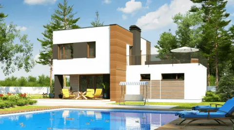 Montažna kuća Q 545, 100 m², Partas