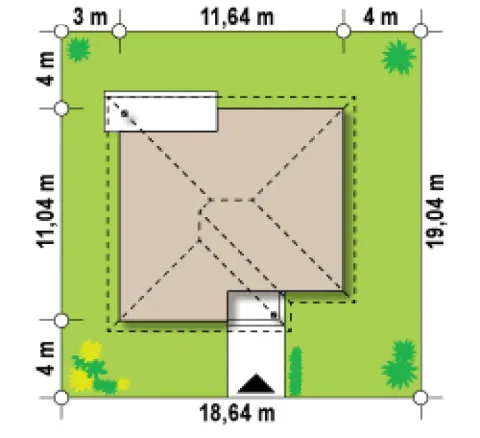 Montažna kuća Q 620, 100 m², Partas
