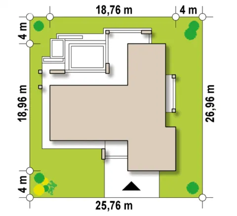 Montažna kuća Q 635, 100 m², Partas