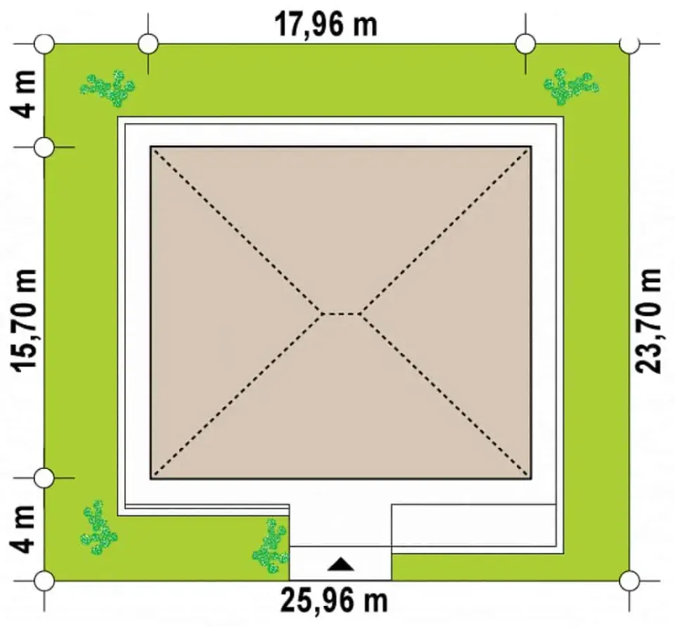 Montažna kuća Q 640, 100 m², Partas