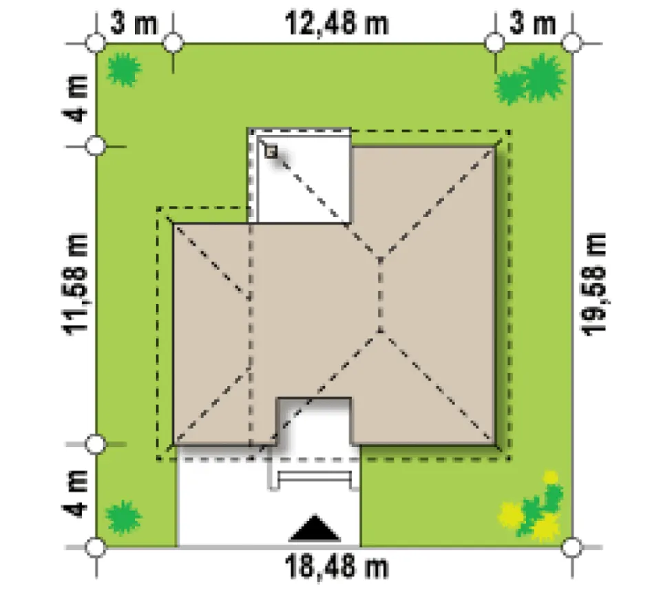 Montažna kuća Q 650, 100 m², Partas