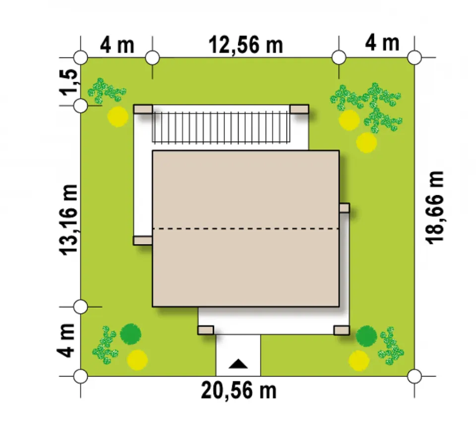 Montažna kuća Q 655, 100 m², Partas