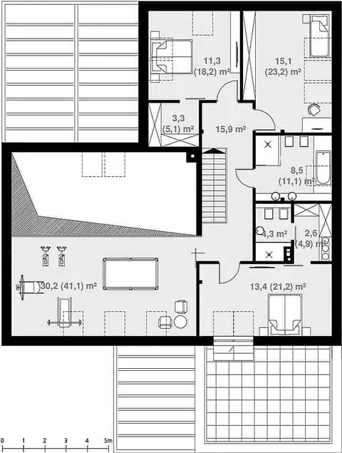 Montažna kuća Q 660, 100 m², Partas
