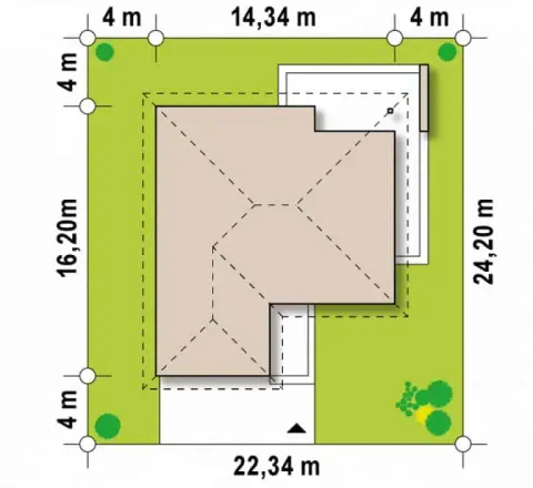 Montažna kuća Q 665, 100 m², Partas