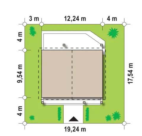 Montažna kuća Q 670, 100 m², Partas