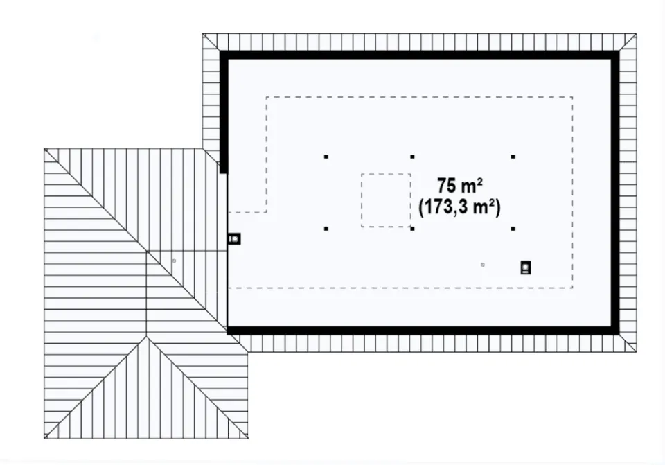 Montažna kuća Q 675, 100 m², Partas