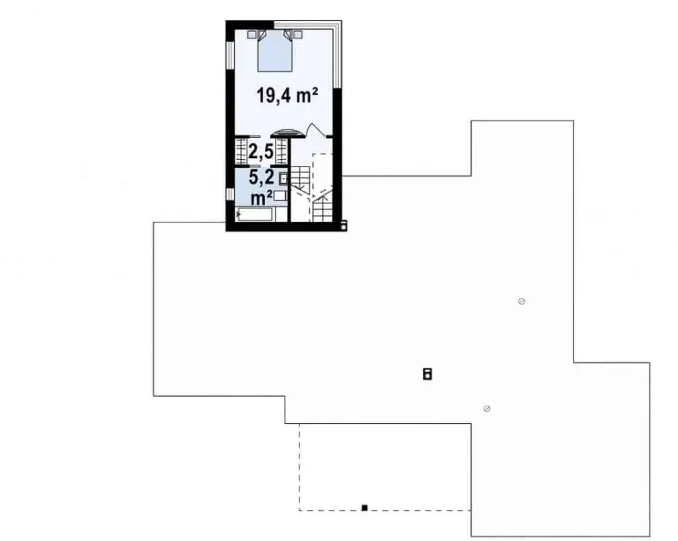 Montažna kuća Q 685, 100 m², Partas