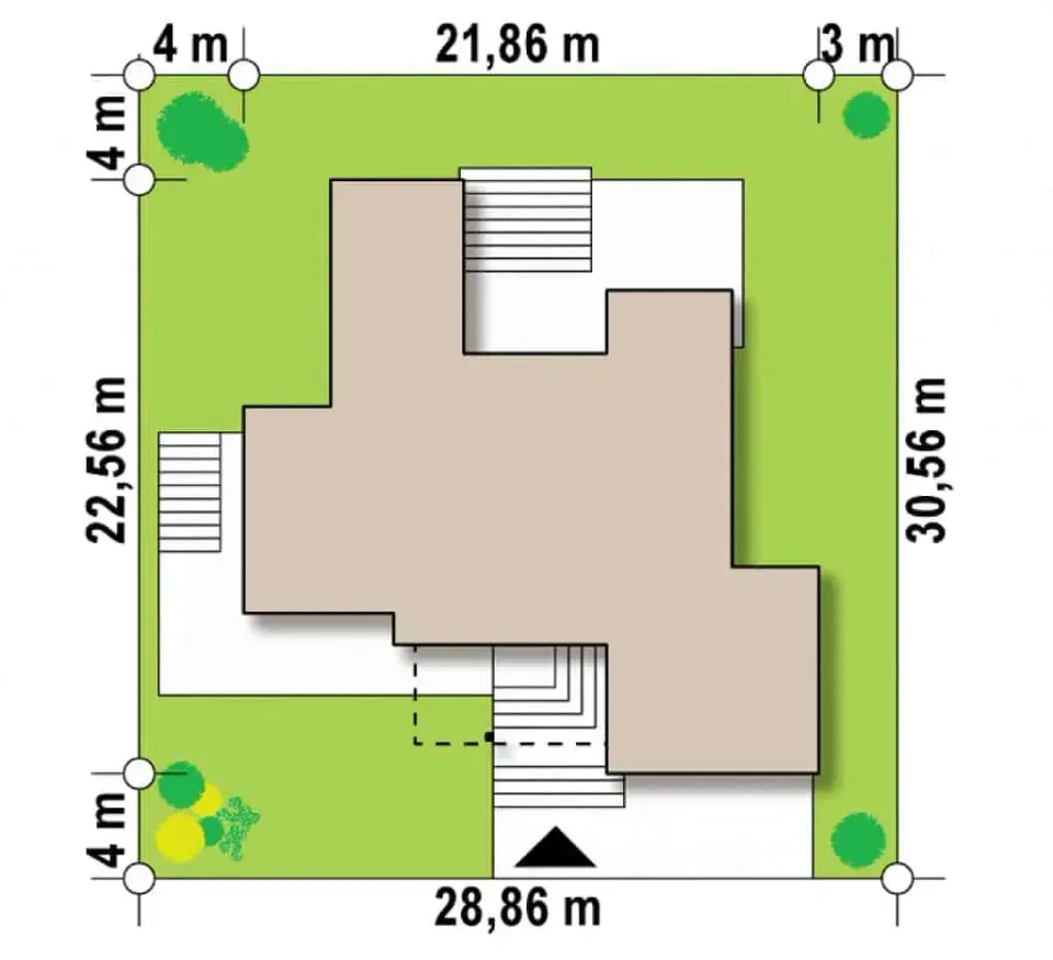 Montažna kuća Q 685, 100 m², Partas