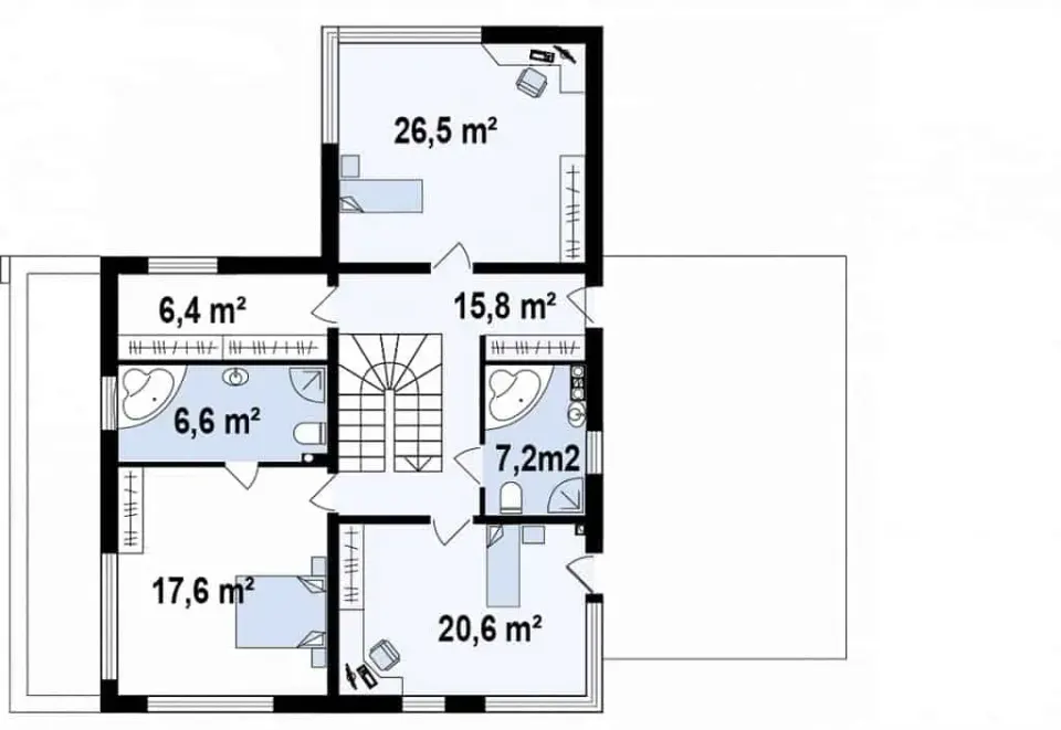 Montažna kuća Q 690, 100 m², Partas