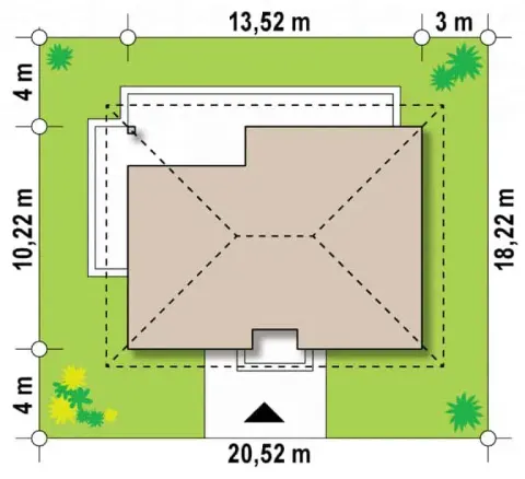 Montažna kuća Q 695, 100 m², Partas