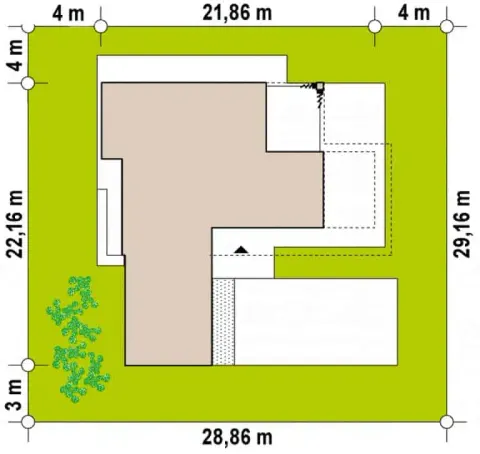 Montažna kuća Q 705, 100 m², Partas