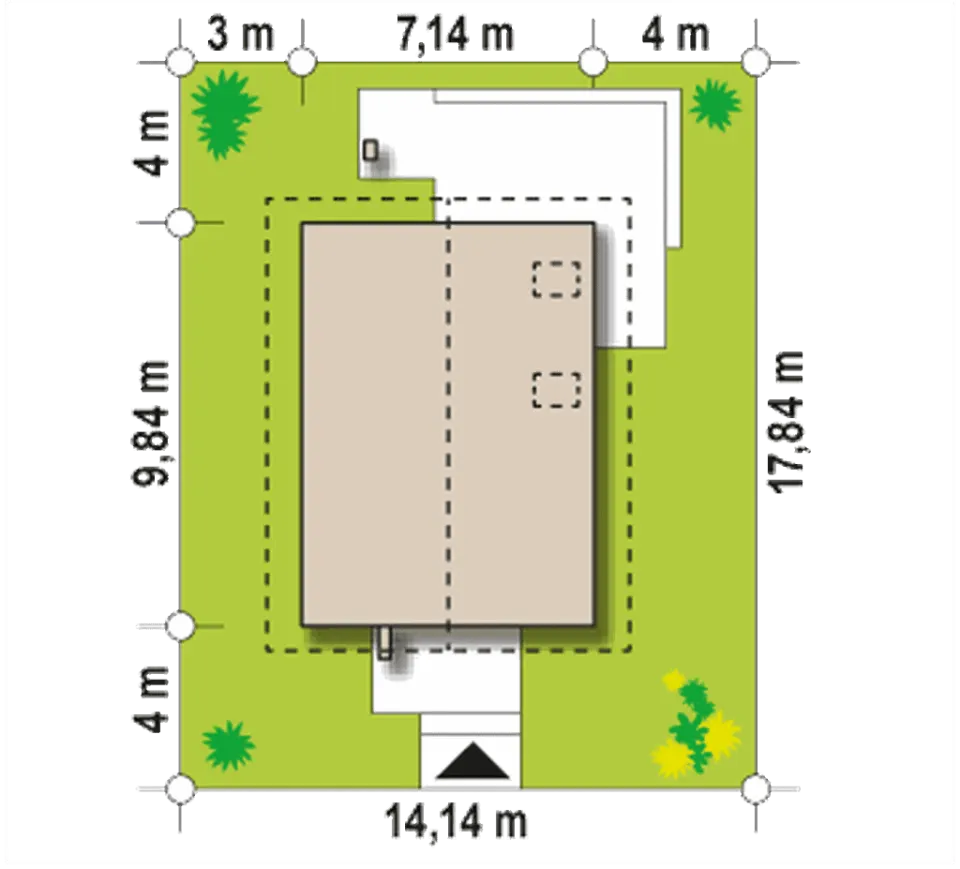Montažna kuća Q 730, 100 m², Partas