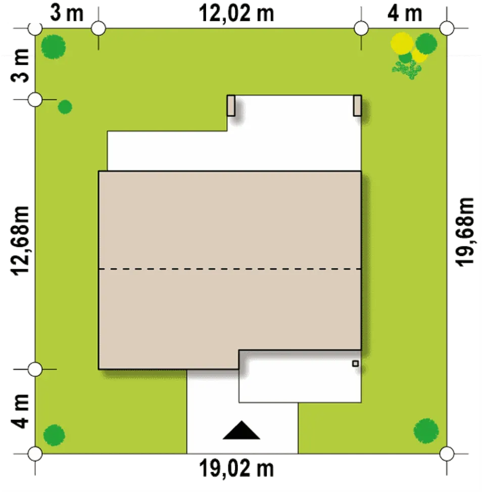 Montažna kuća Q 735, 100 m², Partas