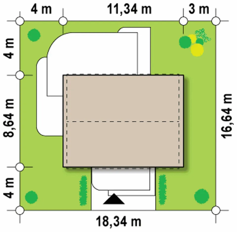 Montažna kuća Q 740, 100 m², Partas