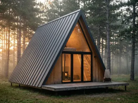 Montažna kuća A-Frame kuće, 24 m², Prefab Dom