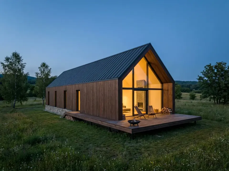 Montažna kuća Ambar kuće, 40 m², Prefab Dom