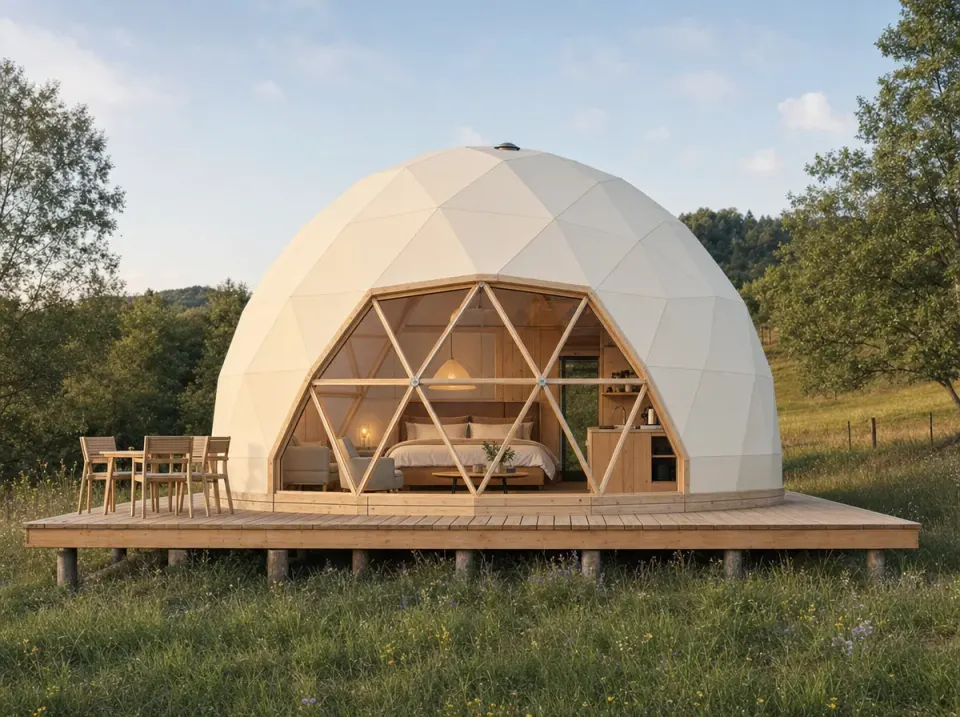 Montažna kuća Glamping kupole, 25 m², Prefab Dom