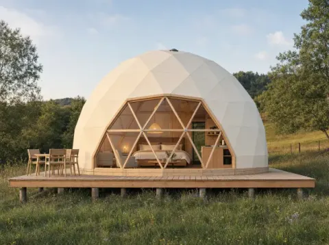 Montažna kuća Glamping kupole, 25 m², Prefab Dom