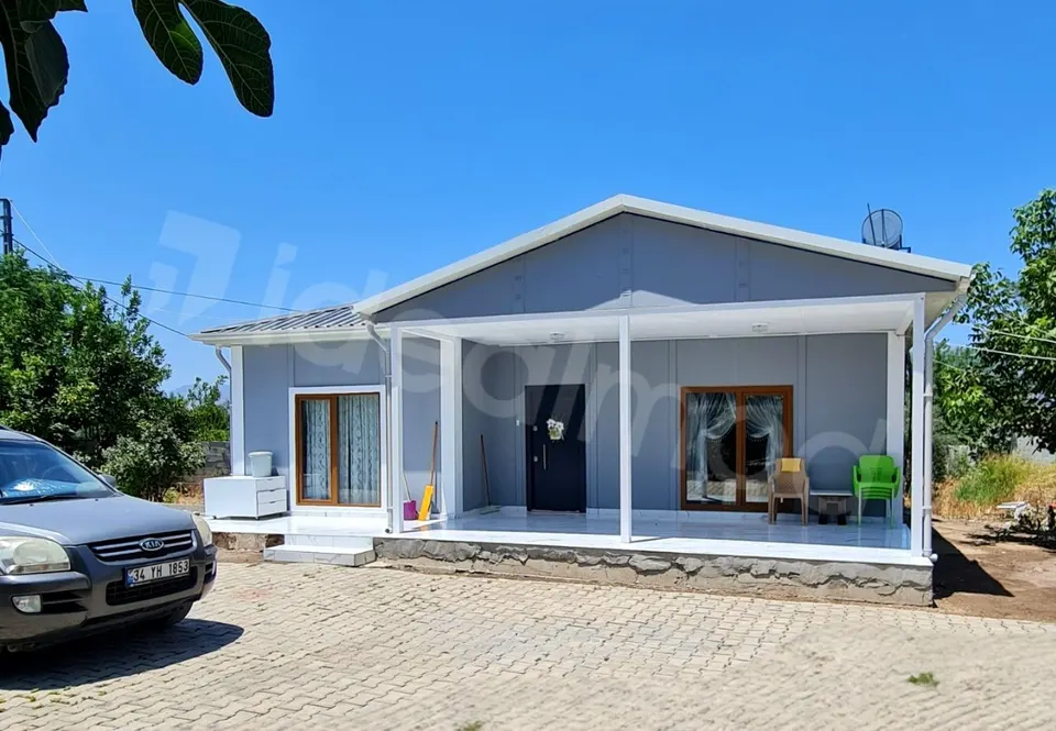 Montažna kuća 103 м2 Еднокатница 2+1 Монтажна Куќа, 103 m², Prefabrik Evim (Мојата монтажна куќа)