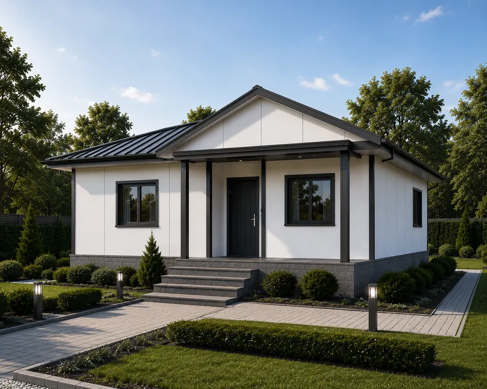 Montažna kuća 99 м2 2+1 монтажна куќа, 99 m², Prefabrik Evim (Мојата монтажна куќа)