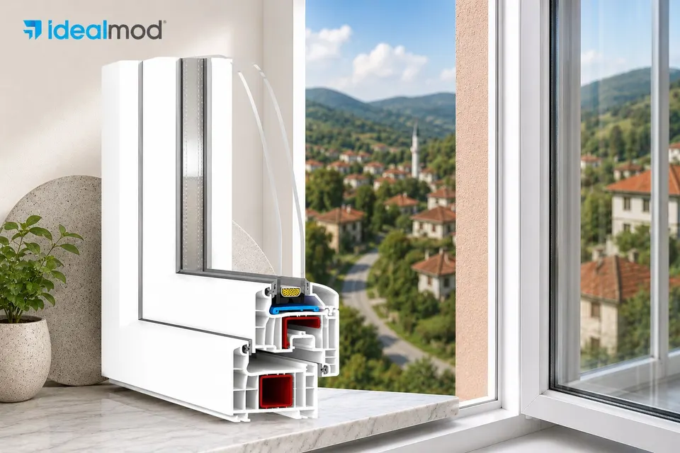 Montažna kuća 99 м2 2+1 монтажна куќа, 99 m², Prefabrik Evim (Мојата монтажна куќа)